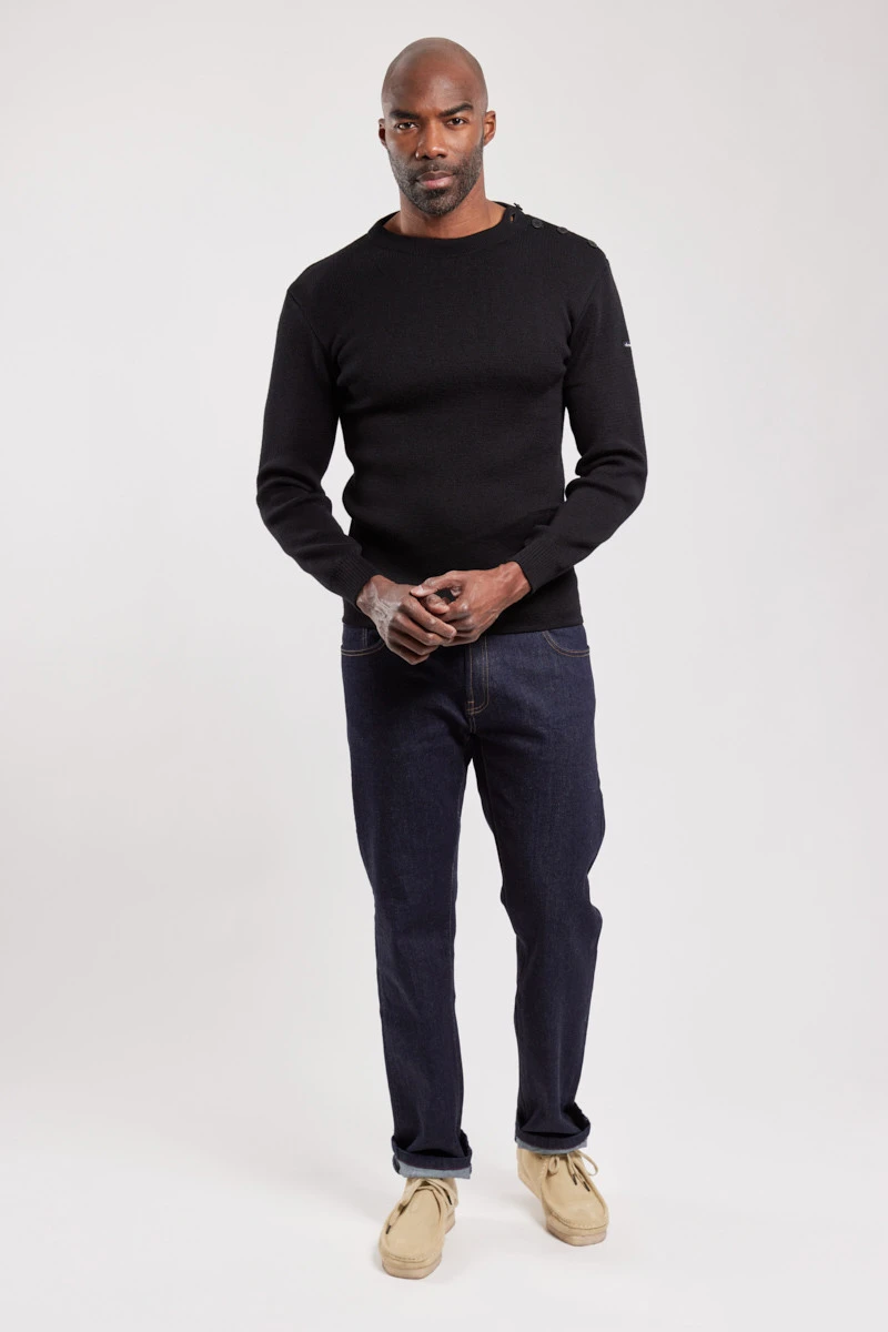 Armor-Lux Armor Lux Herren Pullover Fouesnant Schwarz 6 Armor-Lux Armor Lux Herren Pullover Fouesnant Schwarz – Bild 4