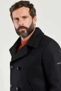 Armor-Lux Armor Lux Caban Herren Schwarz Cap Sizun Cabanjacke -Derbi Kleidung Geschaft 03706 010 22296 1280x1280