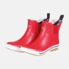 Derbe Wattpuuschen Rot Gummistiefel Halbschuh Chelsea Boots