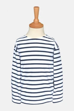 Gestreiftes Shirt - Kinder - Weiss/blaugestreift