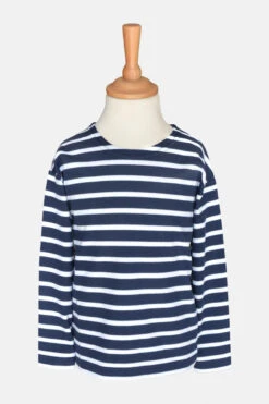 Gestreiftes Shirt - Kinder - Blau/weissgestreift