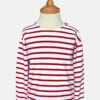 Gestreiftes Shirt - Kinder - Weiß/rotgestreift