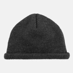 Rollrand Mütze Hanseheld Schurwolle Strickmütze Kurz - Anthrazit