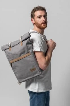 MELA Rucksack Ansvar I Grau Baumwolle Fairtrade Bio -Derbi Kleidung Geschaft 11148 2fE1usM8IDFC4m 1280x1280