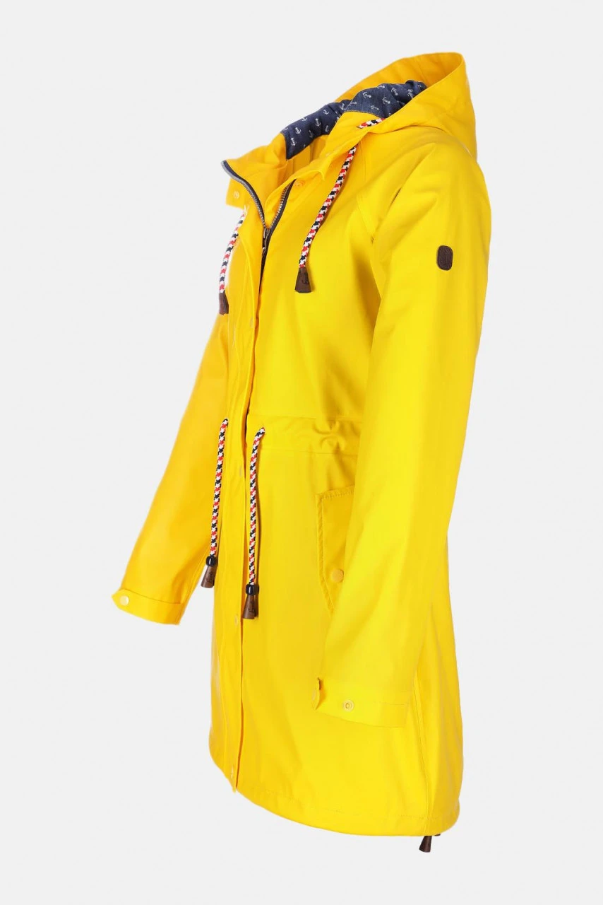 Damen Friesennerz Gelb Anker-Futter 4 Damen Friesennerz Gelb Anker-Futter – Bild 2