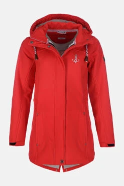 Damen Softshell-Jacke Rot