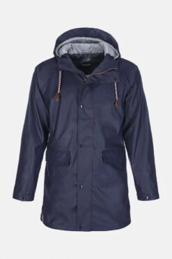 Herren Friesennerz Blau Regenjacke