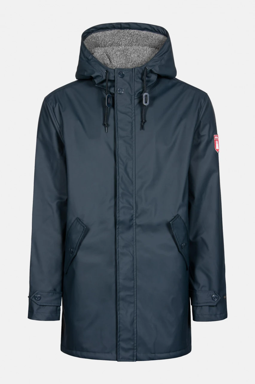 Derbe Trekholm Herren Regenjacke Blau Gefüttert 3 Derbe Trekholm Herren Regenjacke Blau Gefüttert