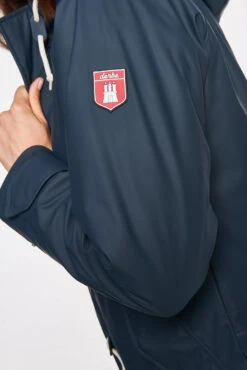 Derbe Friese Tidaholm Damen Regenmantel Dunkelblau Gefüttert -Derbi Kleidung Geschaft 12575 4 1280x1280
