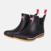 Derbe Wattpuuschen Pelz Schwarz / Schwarz Damen Gummistiefel Halbschuh -Derbi Kleidung Geschaft 12716 0QIq59ki7wd0vW 1280x1280