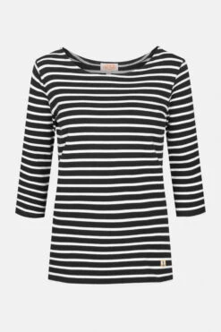 Armor-Lux Armor Lux Damen Streifenshirt Guérande 3/4-Arm Blau Weiß