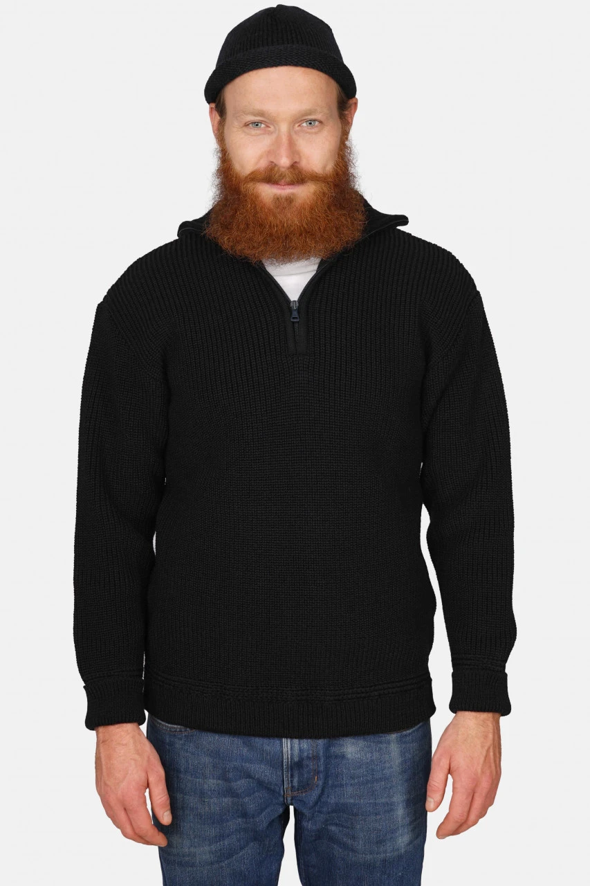 Troyer Hanseheld 100% Schurwolle Schwarz 4 Troyer Hanseheld 100% Schurwolle Schwarz – Bild 2