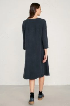 Seasalt Cornwall Peak Harvest Dress Inkwell Damen Kleid Anthrazit -Derbi Kleidung Geschaft 12986 2 1280x1280