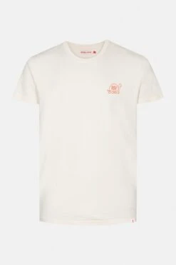 RVLT Revolution Slo Herren T-Shirt Offwhite Beige Schildkröte