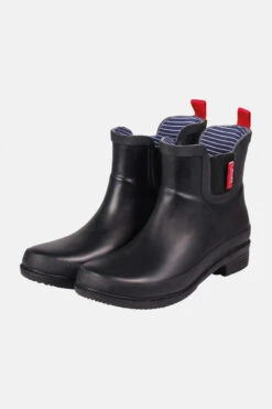 Derbe Taai Botten Eco Black Gummistiefel Halbstiefel Schwarz