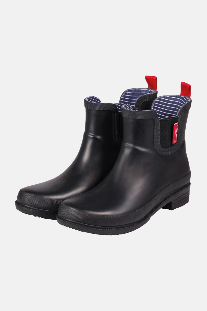 Derbe Taai Botten Eco Black Gummistiefel Halbstiefel Schwarz 3 Derbe Taai Botten Eco Black Gummistiefel Halbstiefel Schwarz