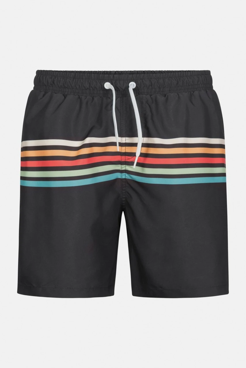 RVLT Revolution RAI Swim Shorts Navy Herren Badeshorts Dunkelblau Streifen 2 RVLT Revolution RAI Swim Shorts Navy Herren Badeshorts Dunkelblau Streifen