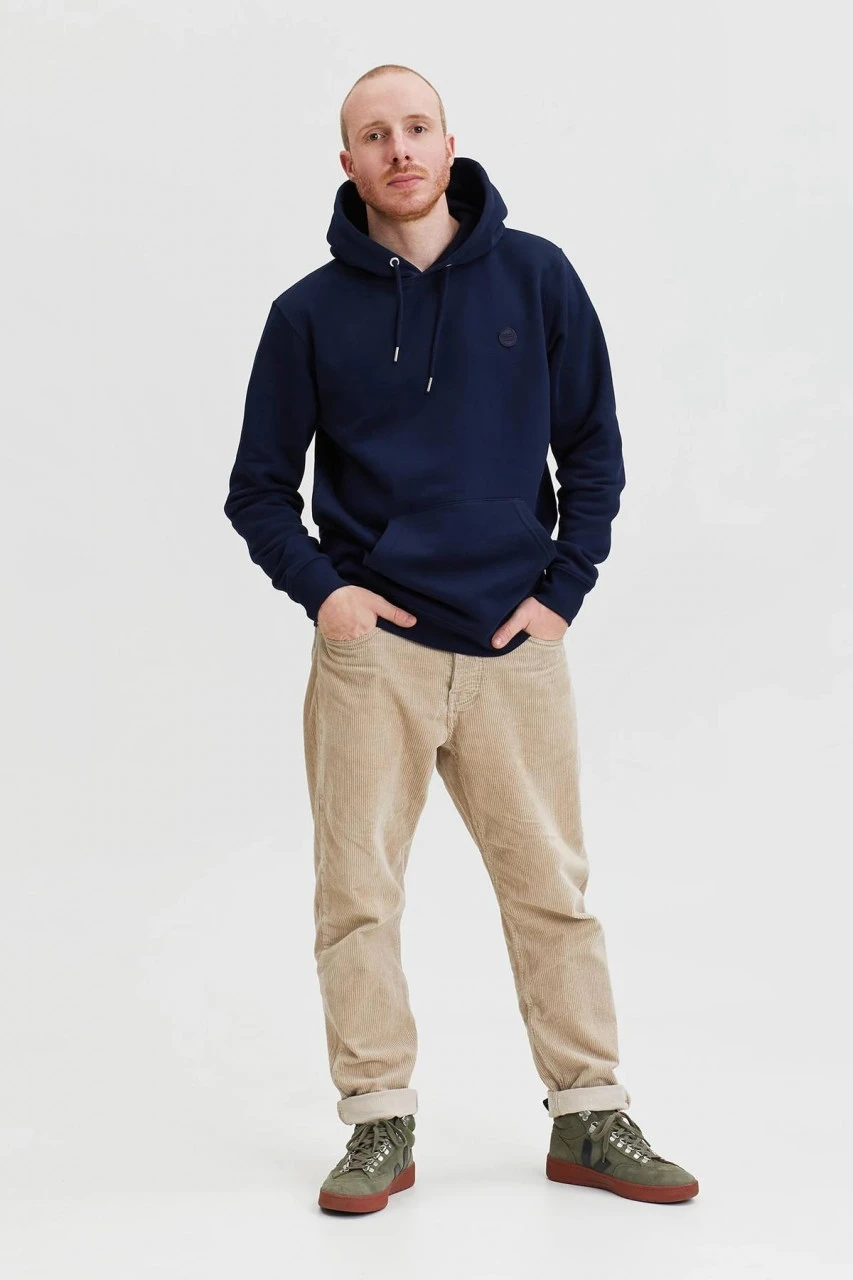 Hafendieb Welle Patch Hoodie Navy Kapuzenpullover Dunkelblau 5 Hafendieb Welle Patch Hoodie Navy Kapuzenpullover Dunkelblau – Bild 3