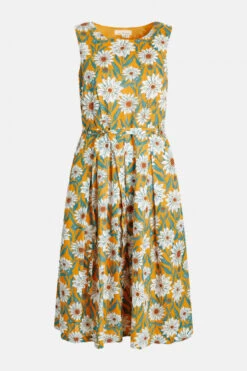 Seasalt Cornwall Terrace Garden Dress Gazania Daisies Sandstone -Derbi Kleidung Geschaft 13169 1 1280x1280