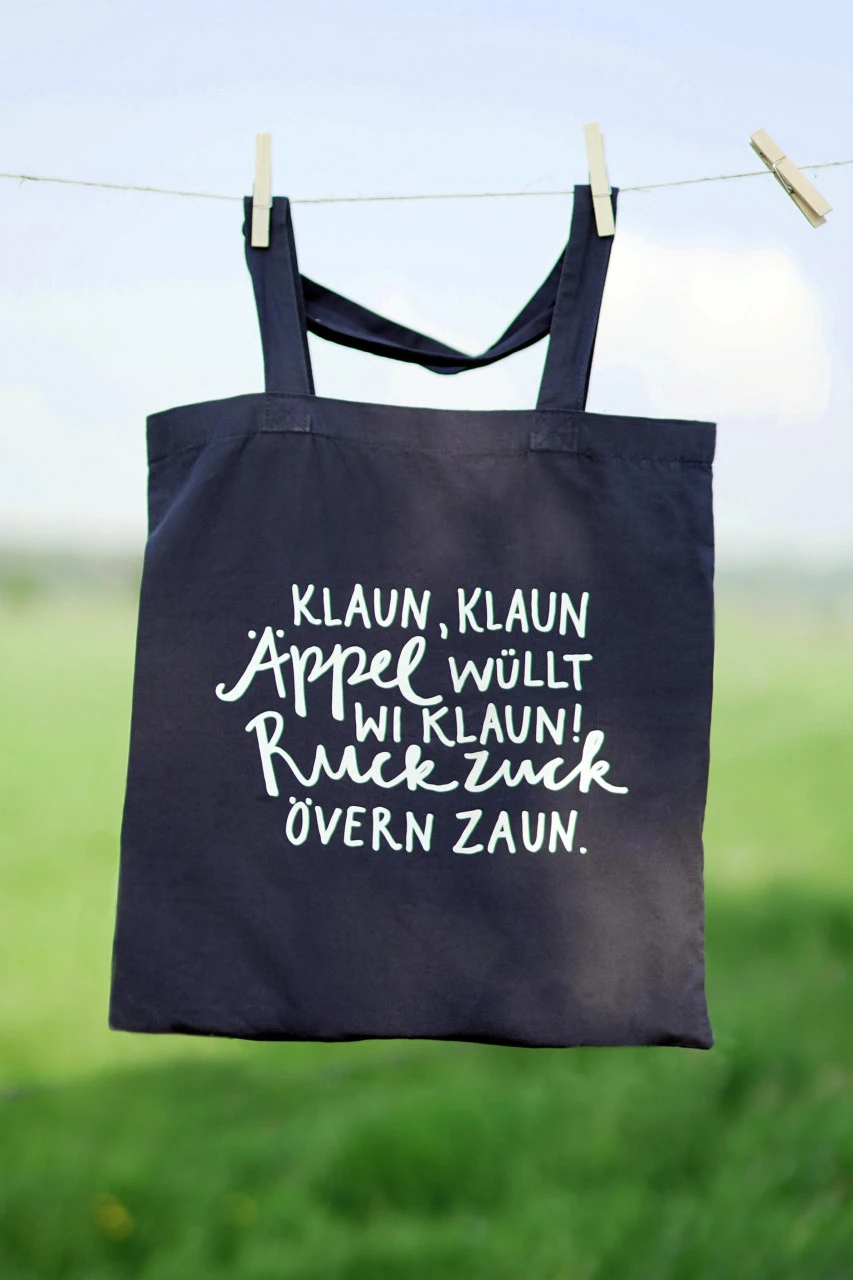 Stoffbüdel - ÄPPEL KLAUN 3 Stoffbüdel - ÄPPEL KLAUN