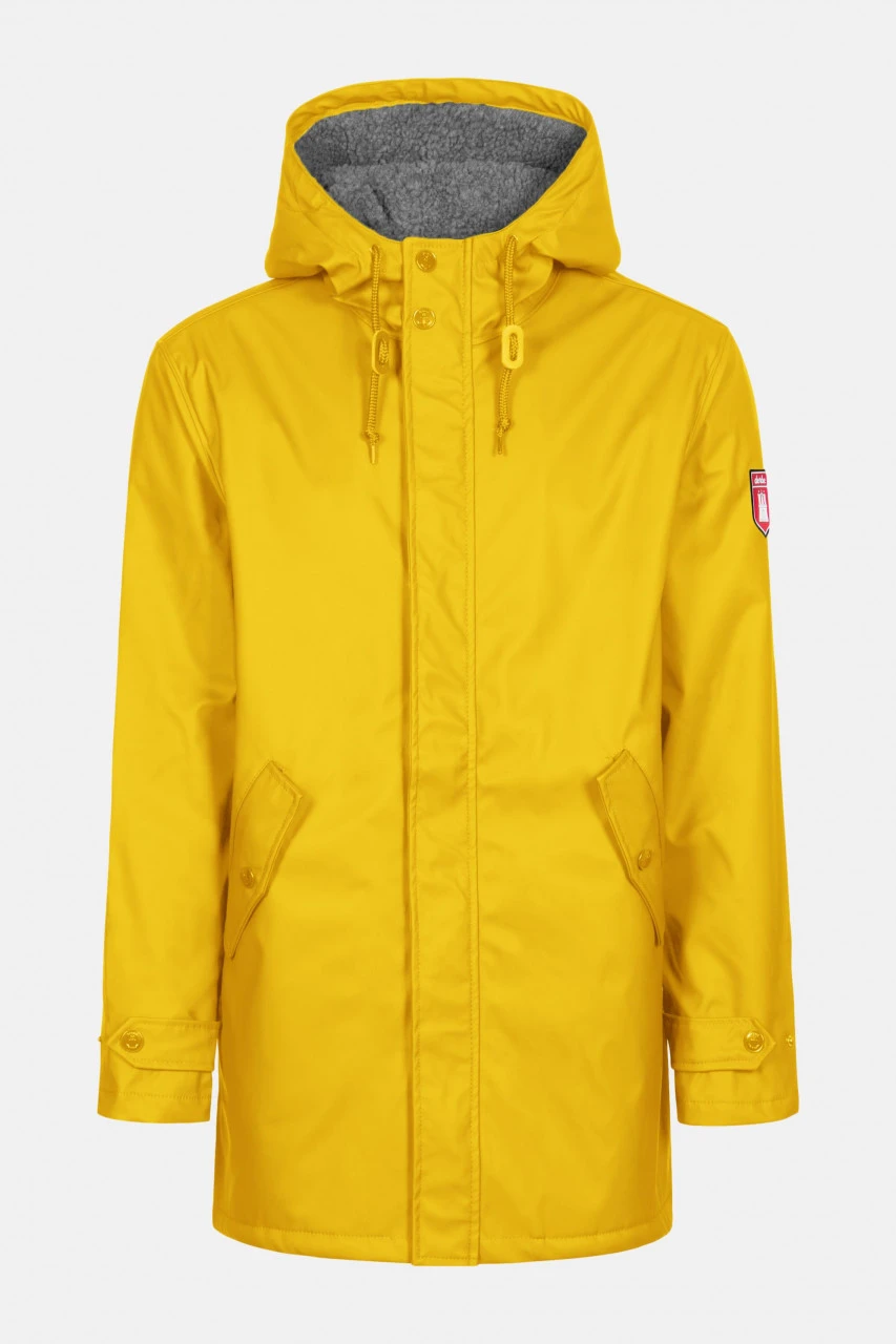 Derbe Trekholm Herren Regenjacke Friesennerz Yellow Gelb Gefüttert 3 Derbe Trekholm Herren Regenjacke Friesennerz Yellow Gelb Gefüttert