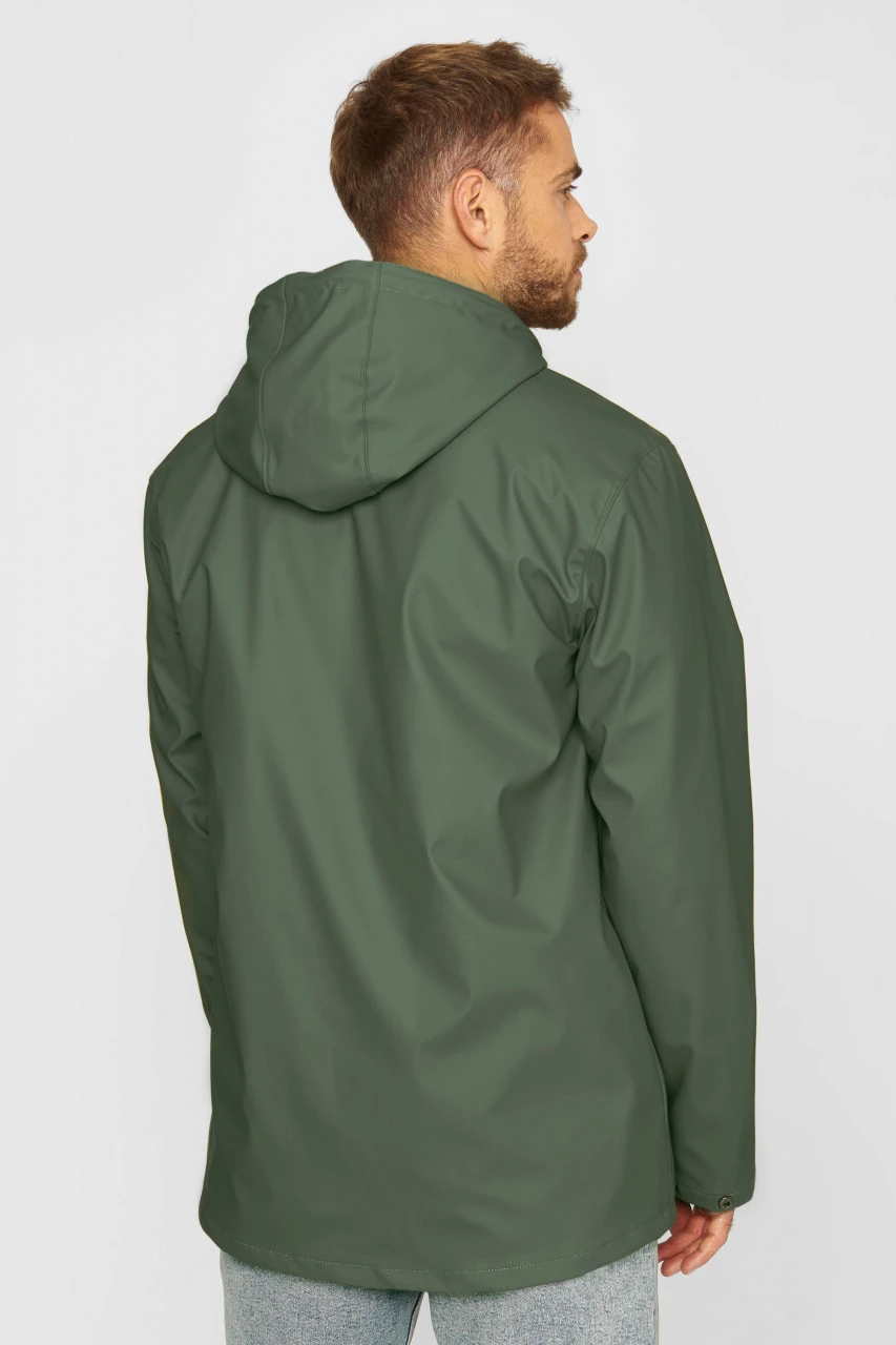 Derbe Passby Fisher Oliv Herren Regenjacke 5 Derbe Passby Fisher Oliv Herren Regenjacke – Bild 3