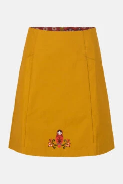 Blutsgeschwister Practically Perfect Decor Damen Rock Gelb Matroschka