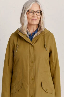 Seasalt Cornwall Plant Hunter 2 Regenjacke Oak Senf Dunkel Wintermantel Parka -Derbi Kleidung Geschaft 13439 4 1280x1280