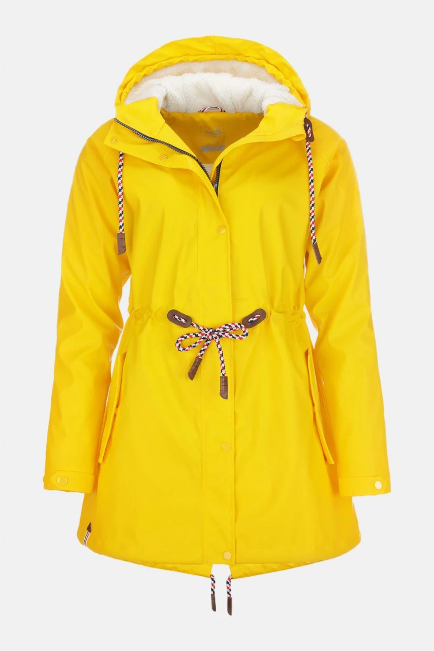 Damen Friesennerz Gelb Teddy-Futter 3 Damen Friesennerz Gelb Teddy-Futter