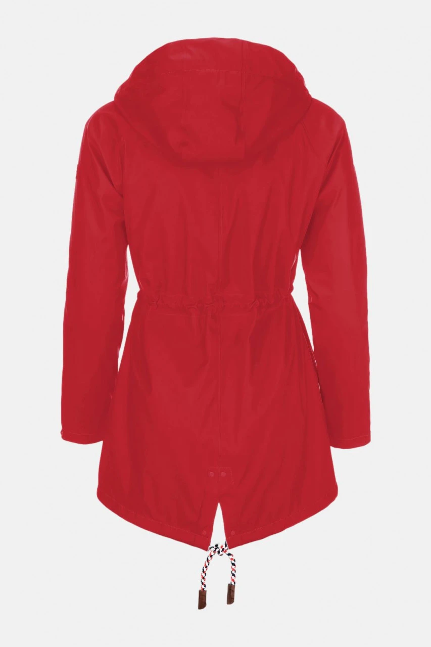 Damen Friesennerz Rot Teddy-Futter 5 Damen Friesennerz Rot Teddy-Futter – Bild 3