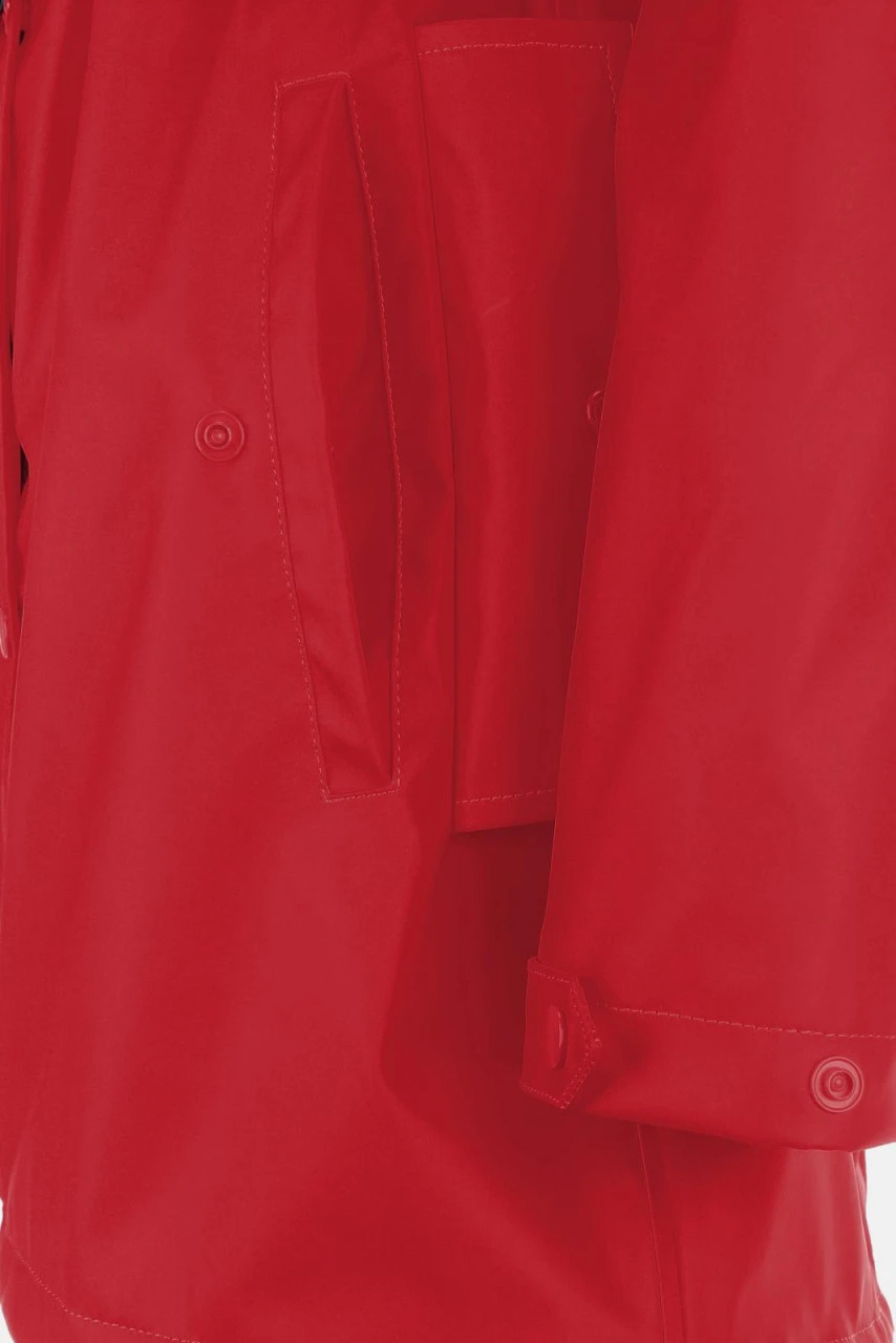 Damen Friesennerz Rot Teddy-Futter 7 Damen Friesennerz Rot Teddy-Futter – Bild 5