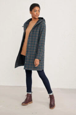 Seasalt Cornwall Saltstone Coat Briar Croft Damen Regenmantel Kariert -Derbi Kleidung Geschaft 13542 5 1280x1280