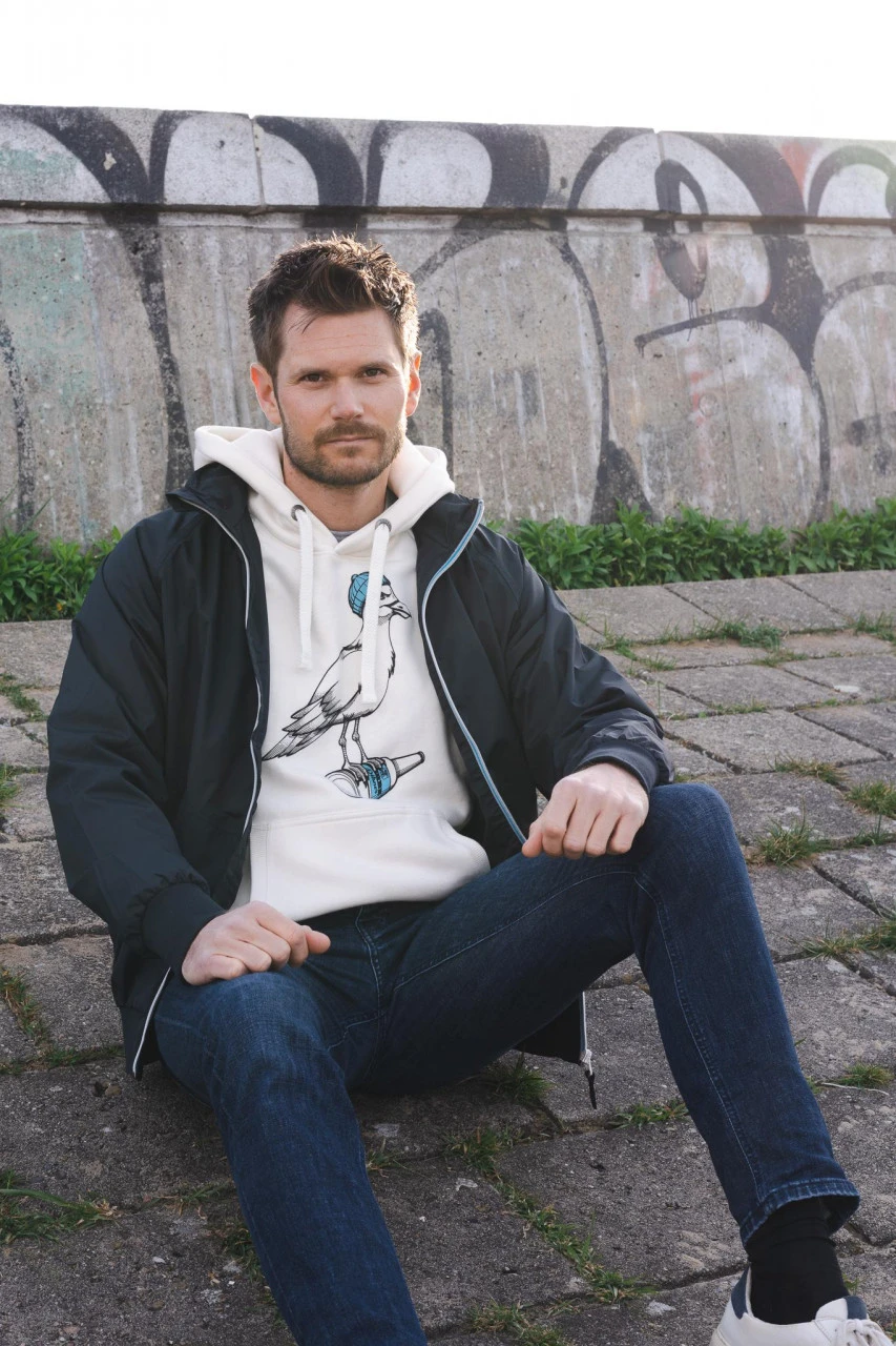 Derbe Sturmmöwe Herren Hoody Offwhite Beige 10 Derbe Sturmmöwe Herren Hoody Offwhite Beige – Bild 8