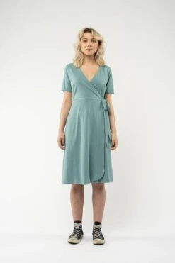 MELA Mohana Damen Jersey Kleid Türkis -Derbi Kleidung Geschaft 13594 2 1280x1280