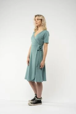 MELA Mohana Damen Jersey Kleid Türkis -Derbi Kleidung Geschaft 13594 3 1280x1280
