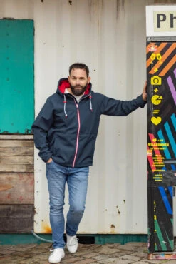 Derbe Isleby Herren Softshell Jacke Blau Rot -Derbi Kleidung Geschaft 13608 Isleby 24Gc9AFc2EP0bc 1280x1280