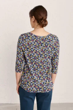 Seasalt Cornwall Appletree Top Damen Shirt Flower Painting Mix Blumen -Derbi Kleidung Geschaft 13620 2 1280x1280