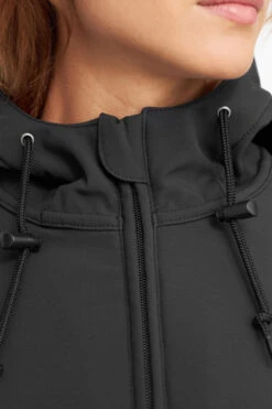 Derbe Island Friese Black Doe Damen Softshell Mantel Schwarz Ocker -Derbi Kleidung Geschaft 13635 4 1280x1280