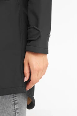 Derbe Island Friese Black Doe Damen Softshell Mantel Schwarz Ocker -Derbi Kleidung Geschaft 13635 6 1280x1280