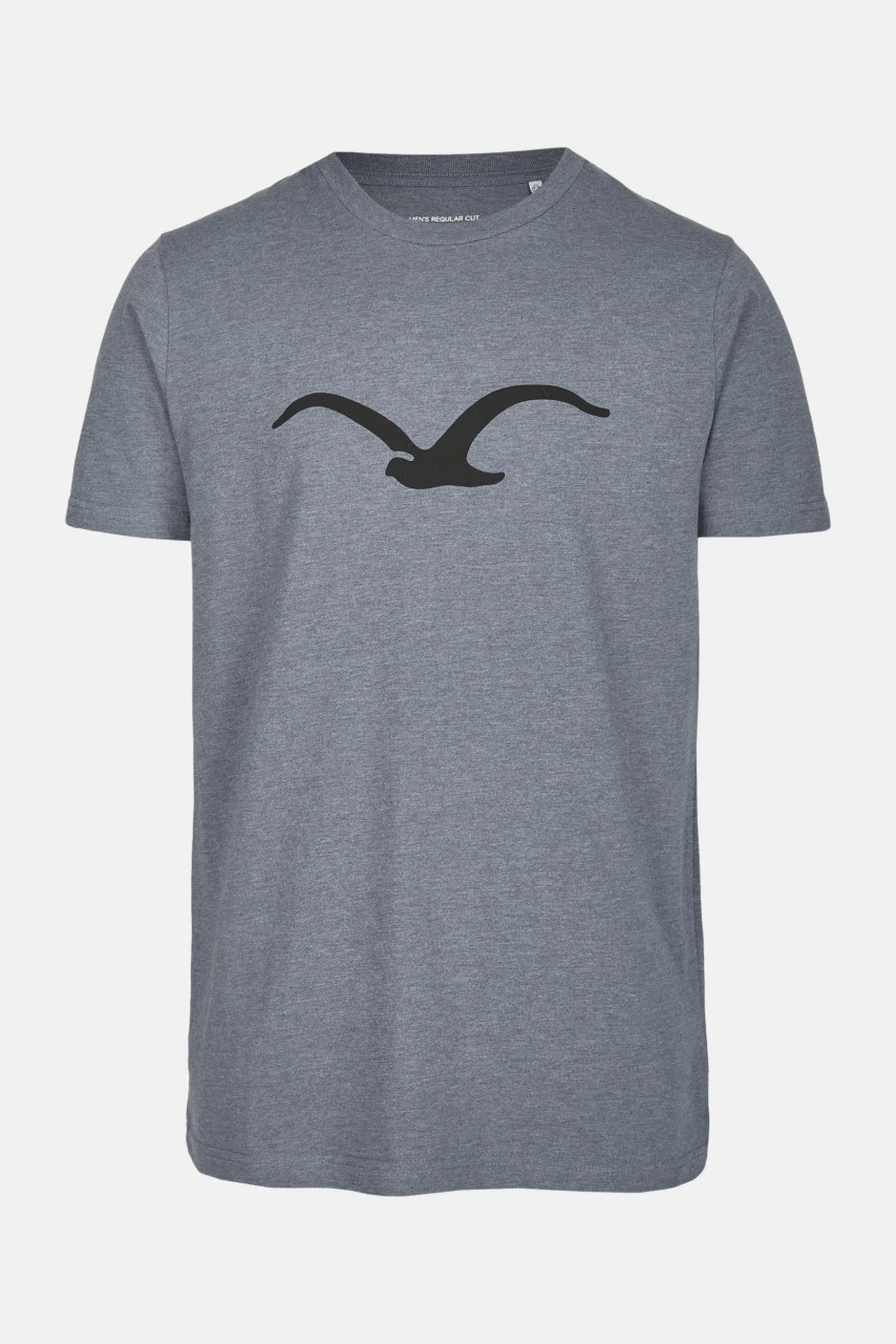Cleptomanicx Herren T-Shirt Möwe Heather Forged Iron Grau Baumwolle Nachhaltig 3 Cleptomanicx Herren T-Shirt Möwe Heather Forged Iron Grau Baumwolle Nachhaltig