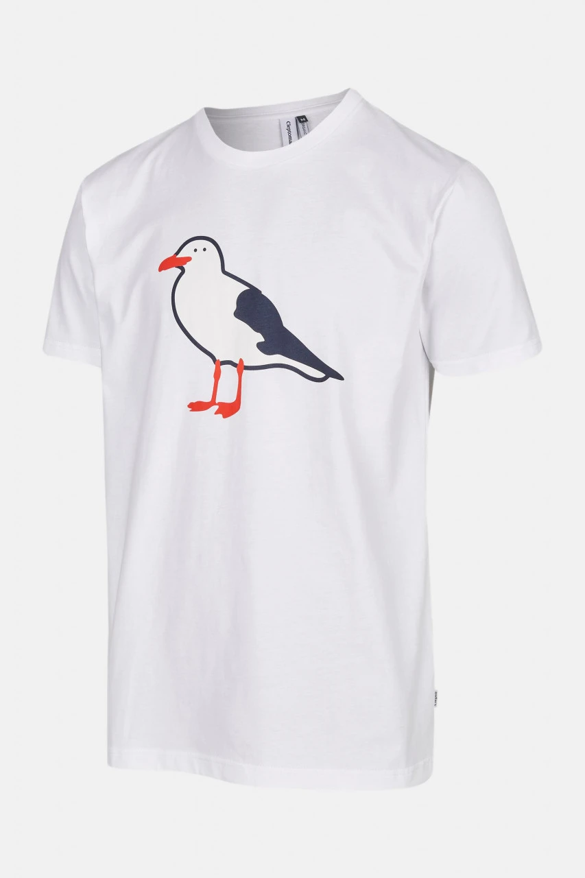 Cleptomanicx Herren T-Shirt Möwe OG Gull Weiß Baumwolle Nachhaltig 5 Cleptomanicx Herren T-Shirt Möwe OG Gull Weiß Baumwolle Nachhaltig – Bild 3