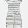 Ragwear Soho Stripes Damen Kleid White Melange Weiß -Derbi Kleidung Geschaft 13665 0yS73m5xetvLYm 1280x1280