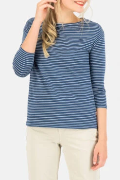 Blutsgeschwister My Marine Damen Shirt Sky Lines Blau Weiß Baumwolle Nachhaltig -Derbi Kleidung Geschaft 13673 1nndzl4pWrpASr 1280x1280