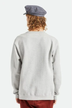 Brixton Fiddler Cap Elbsegler Joe Blue Dove Grau Blau -Derbi Kleidung Geschaft 13678 3 1280x1280