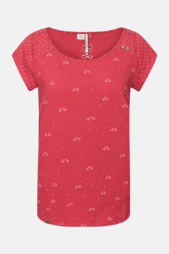 Ragwear Rosanna Damen T-Shirt Red Rot Anker