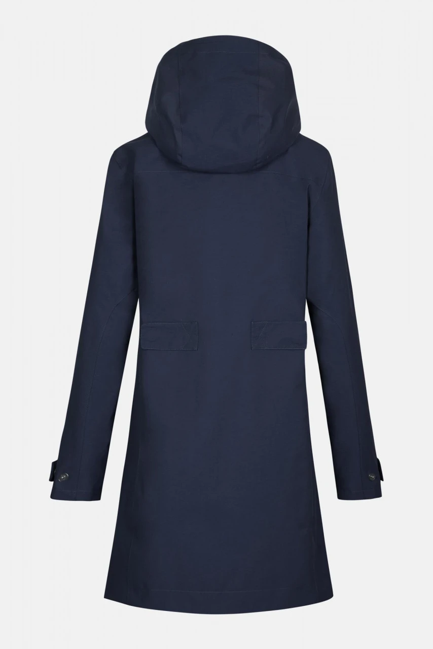 Seasalt Cornwall Coverack Coat Damen Baumwoll Regenmantel Midnight Dunkelblau 5 Seasalt Cornwall Coverack Coat Damen Baumwoll Regenmantel Midnight Dunkelblau – Bild 3