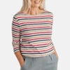Seasalt Cornwall Sailor Top Damen Shirt Tri Mini Cornish Chalk Primula