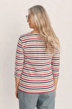 Seasalt Cornwall Sailor Top Damen Shirt Tri Mini Cornish Chalk Primula -Derbi Kleidung Geschaft 13766 2 1280x1280