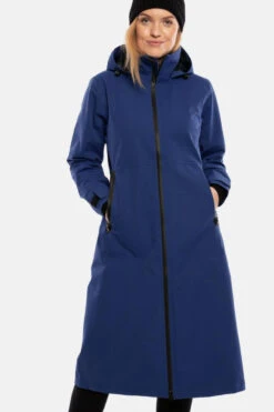 Danefae Danedogwalker Damen Regenmantel Dark Navy Dunkelblau