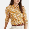 Seasalt Cornwall Larissa Sketch Leaf Damen Bluse Orange Honeysuckle Chalk -Derbi Kleidung Geschaft 13800 0 1280x1280